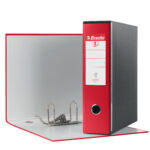 Registratore Eurofile G53 - dorso 8 cm - commerciale 23 x 30 cm - rosso vivida - Esselte - immagine 2