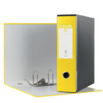 Registratore Eurofile G53 - dorso 8 cm - commerciale 23 x 30 cm - giallo vivida - Esselte - immagine 2