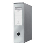 Registratore Eurofile G53 - dorso 8 cm - commerciale 23 x 30 cm - grigio metallizzato - Esselte - immagine 2