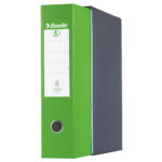 Registratore Eurofile G55 - dorso 8 cm - protocollo 23 x 33 cm - verde vivida - Esselte - immagine 2