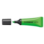 Evidenziatore stabilo Neon - punta a scalpello - tratto da 2,0-5,0mm - colore verde - Stabilo - immagine 2