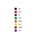 Marcatore permanente N50 - punta tonda - astuccio 8 colori assortiti - Pentel - immagine 2
