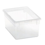 Contenitore multiuso Light Box M/2 - 19,5x28x13,2 cm - 6 L - plastica -  trasparente - Terry - immagine 2