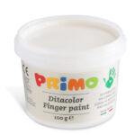 Ditacolor colori a dita - 100ml  - c/pennello - Primo - valigetta 6 colori - immagine 4
