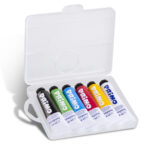 Tubi tempera - 18 ml - colori assortiti - Primo - astuccio 6 pezzi - immagine 2