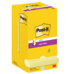 Blocco Post-it Super Sticky Z Notes - R330-123SS-CY - 76 x 76 mm - giallo Canary - 90 fogli - Post-it - immagine 2