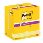 Blocco Post-it Super Sticky Z Notes - R350-123SS-CY - 76 x 127 mm - giallo Canary - 90 fogli - Post-it - immagine 2