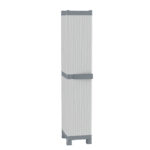 Armadio Domino Wave - Base 2350 UW - 1 anta - 35 x 43,8 x 181,8 cm - PPL - grigio - Terry - immagine 2