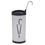 Portaombrelli - diametro 26 cm - H 60 cm - metallo - silver - Alba - immagine 2