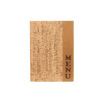 Portamenù Design - 1 inserto doppio incluso - A4 - 24 x 34 cm - sughero - Securit - immagine 2