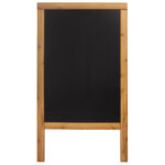 Lavagna Sandwich - cavalletto Teak - 69 x 125 cm - Securit - immagine 2
