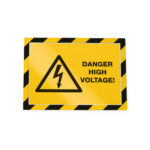Cornice Duraframe Security - adesiva - pannello magnetico - A4  (21 x 29,7 cm) - giallo/nero - Durable - immagine 4