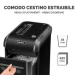 Distruggidocumenti 99CI - a frammenti - Fellowes - immagine 5