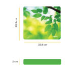 Mousepad Earth Series - Foglie - ecologico - Fellowes - immagine 2