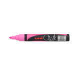Marcatore a gesso liquido Uni Chalk Marker - punta tonda da 1,80-2,50mm - rosa fluo - Uni Mitsubishi - immagine 2