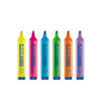 Evidenziatore Tratto Video - punta a scalpello - tratto da 1,0-5,0mm - astuccio 6 colori - Tratto - immagine 2