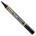 Marcatore permanente N850 - punta tonda - astuccio 4 colori assortiti - linea Amiko - Pentel - immagine 3