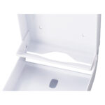 Dispenser asciugamani piegati C/Z/M/V Basica - 27,8 x 12,8 x 38 cm - bianco/grigio - Medial - immagine 2