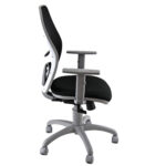 Seduta operativa Hubble Grafix - con braccioli regolabili - nero/grigio - Unisit - immagine 3