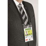 Portanome A6 per eventi - cordoncino nero - Durable - conf. 10 pezzi - immagine 2