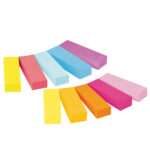 Segnapagina Post-it - 670-10AB-EU - in carta - 12,7 x 44 mm - 10 colori assortiti - Post-it - conf. 500 pezzi - immagine 2