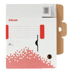 Scatola archivio Speedbox - dorso 10 cm - 35x25cm - bianco e rosso - Esselte - immagine 4