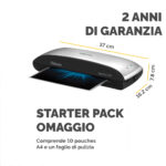 Plastificatrice Spectra - A4 - a caldo - Fellowes - immagine 5