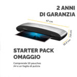 Plastificatrice Spectra - A3 - a caldo - Fellowes - immagine 5