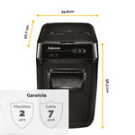 Distruggidocumenti AutoMax 200C - a frammenti - 32L - Fellowes - immagine 6