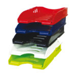 Vaschetta portacorrispondenza Sunrise - 33,5 x 25,4 x 7 cm - blu - Arda - immagine 2