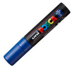 Marcatore a base d'acqua Uni Posca PC17K - punta extra large a scalpello 15,0mm  - blu - Uni Mitsubishi - immagine 2