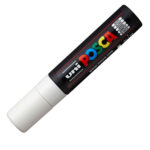 Marcatore a base d'acqua Uni Posca PC17K - punta extra large a scalpello 15,0mm  - bianco - Uni Mitsubishi - immagine 2