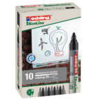 Marcatore per lavagne bianche 28 EcoLine - punta conica - da 1,5 a 3 mm - nero - Edding - immagine 2