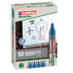 Marcatore per lavagne bianche 28 EcoLine - punta conica - da 1,5 a 3 mm - blu - Edding - immagine 2