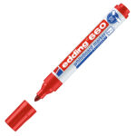Marcatore per lavagne bianche 660 - punta conica - da 1,5 a 3 mm - Edding - astuccio 4 pezzi - immagine 2