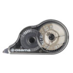 Correttore a nastro 20 Metri - 5 mm x 20 m - involucro nero - Osama - immagine 2