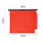 Cartella sospesa Joker - armadio - interasse 33 cm - fondo U - 33 x 28 cm - rosso - Bertesi - immagine 2