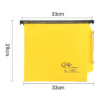 Cartella sospesa Joker - armadio - interasse 33 cm - fondo U - 33 x 28 cm - giallo - Bertesi - immagine 2