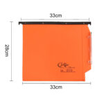 Cartella sospesa Joker - armadio - interasse 33 cm - fondo U - 33 x 28 cm - arancio - Bertesi - immagine 2