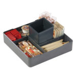 Mini cestino Coffee Point - 10x7,9x7,9 cm - ABS - nero - Durable - immagine 2