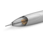 Penna a sfera scatto multifunzione 4 Colours -  con portamine ricaricabile con mine HB da 0,7mm - nero, blu, rosso - fusto grigio - Bic - conf. 12 pezzi - immagine 4