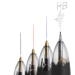 Penna a sfera scatto multifunzione 4 Colours -  con portamine ricaricabile con mine HB da 0,7mm - nero, blu, rosso - fusto grigio - Bic - conf. 12 pezzi - immagine 5