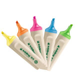 Evidenziatore 24 EcoLine - punta scalpello - da 2 a 5 mm - colori assortiti - Edding - astuccio 4 pezzi - immagine 2