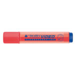 Evidenziatore Tratto Video  - punta a scalpello - tratto da 1,0-5,0mm - rosso - Tratto - immagine 2