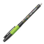 Penna sfera Gelocity Illusion - gel cancellabile - punta 0,7 mm - nero - Bic - conf. 12 pezzi - immagine 2
