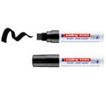 Marcatore a gesso liquido 4090 - punta scalpello - da 4 a 15mm - Edding - astuccio 4 pezzi - immagine 3