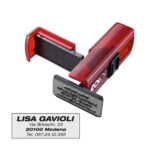 Timbro Pocket Stamp Plus 20 - 14 x 38 mm - 4 righe - autoinchiostrante - rosso rubino - Colop - immagine 2