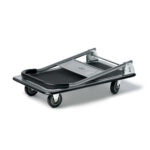 Carrello portatutto PZS250 - pieghevole - portata max 300 kg - 91 x 61 x 87 cm - grigio/nero - Serena Group - immagine 2