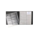 Portabiglietti da visita Exacard - 320 posti - 26,5x25 cm - nero - Exacompta - immagine 2