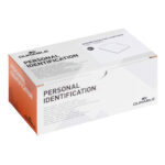 Portabadge rigido - 5,4 x 8,7 cm - trasparente - Durable - conf. 10 pezzi - immagine 3